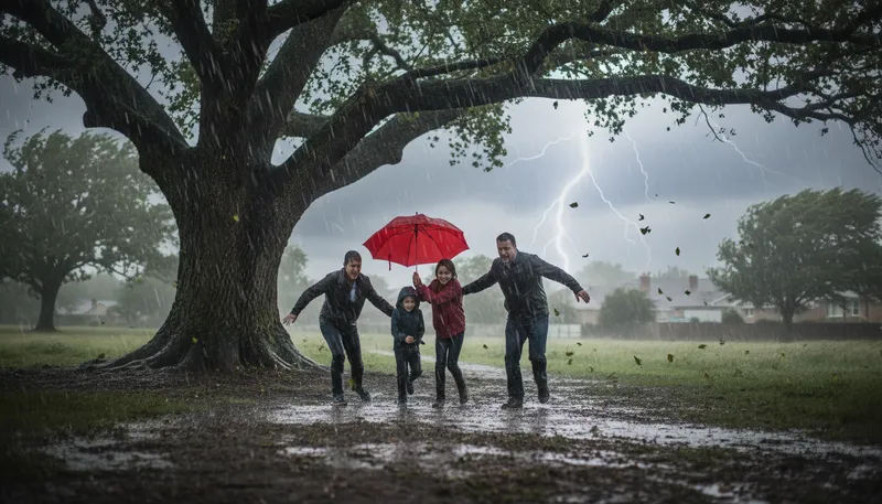 Illustration of take cover: to find protection from danger