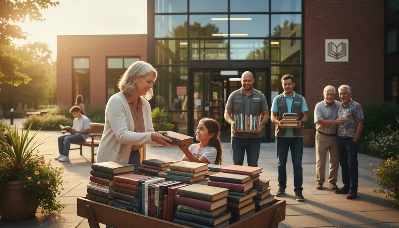 Illustration of benefactor: A person who gives money or help to others.