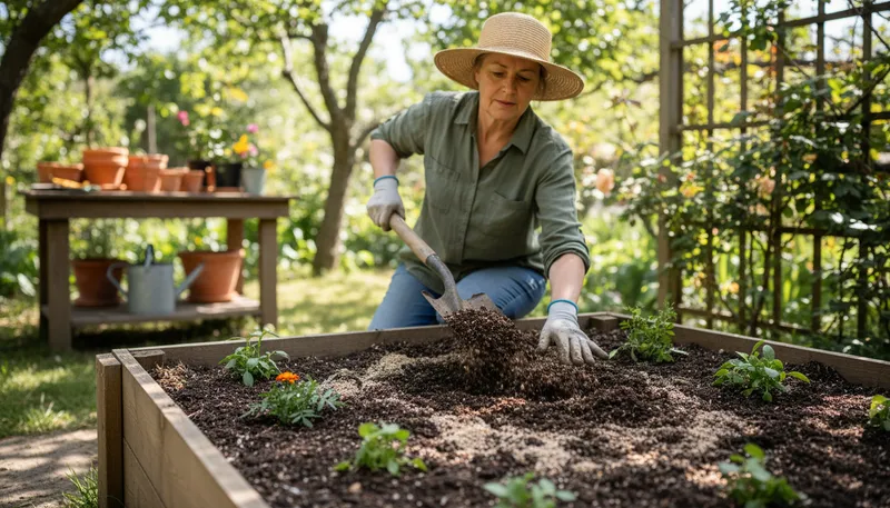 Illustration of loam: A type of soil ideal for gardening.
