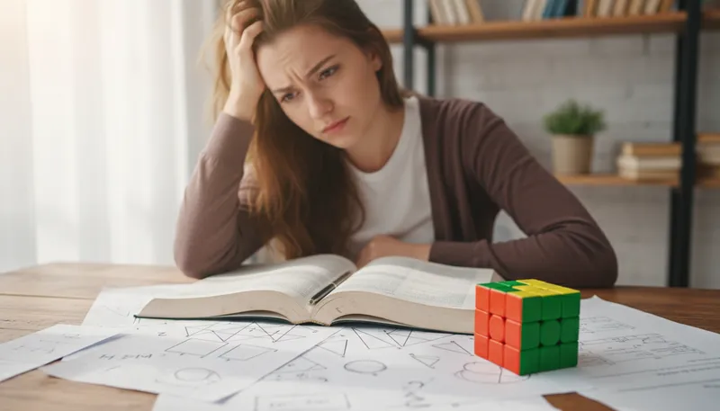 Illustration of more confusing than a rubik's cube: extremely perplexing or complicated.