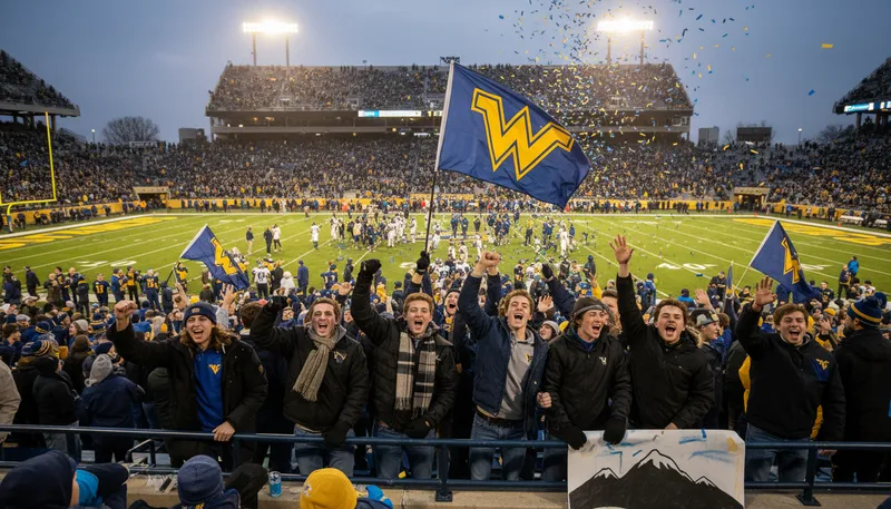 Illustration of WVU: An abbreviation for West Virginia University.
