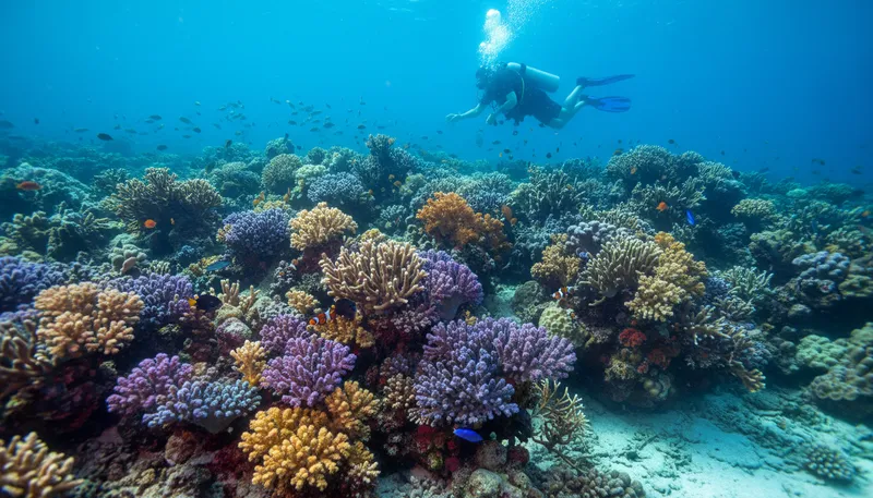 Illustration of polyp: a marine organism, similar to coral