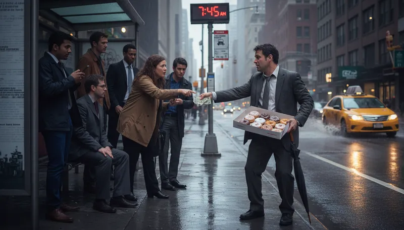 Illustration of dollars to donuts: Strongly believe something will happen.