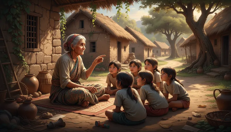 Illustration of elder: an older person, often respected