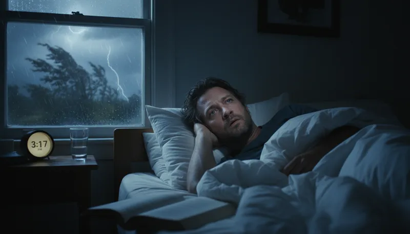 Illustration of sleep a wink: To get any sleep at all.