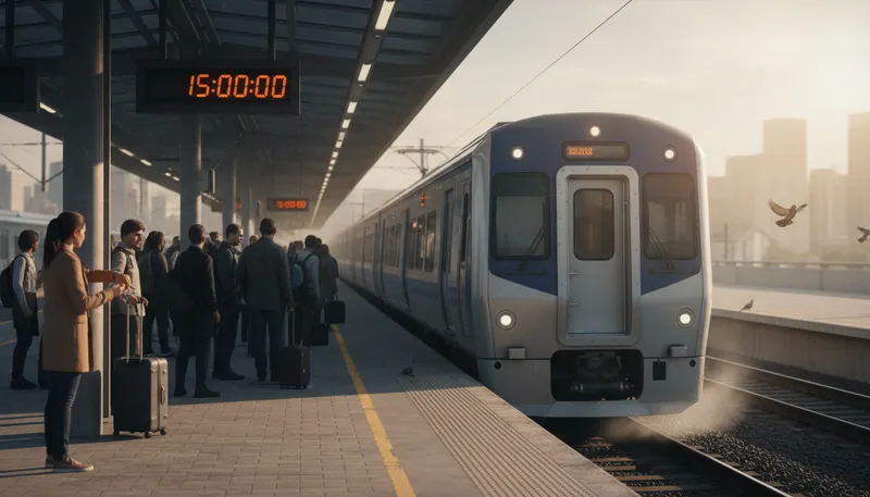 Illustration of platform: A raised surface for people or things.