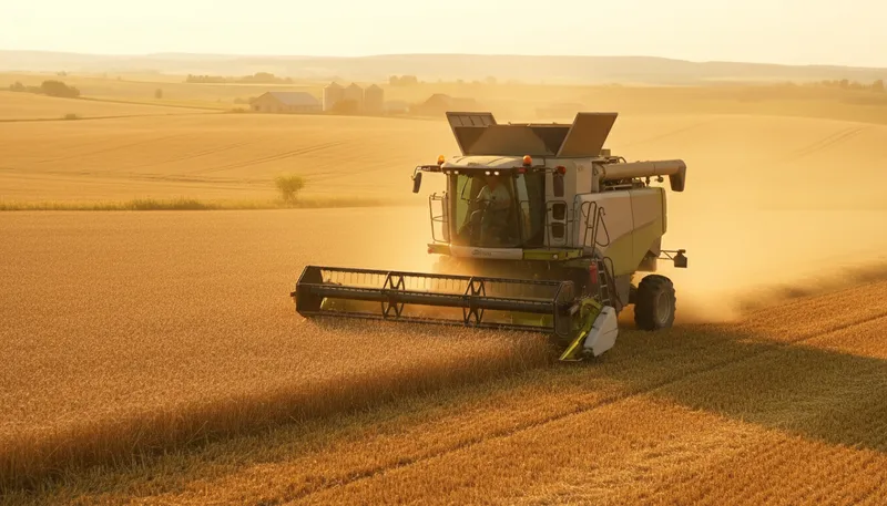 Illustration of grain: Small, hard seeds of cereal plants.