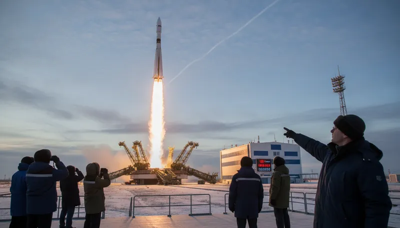 Illustration of soyuz: A spacecraft used for missions to space.