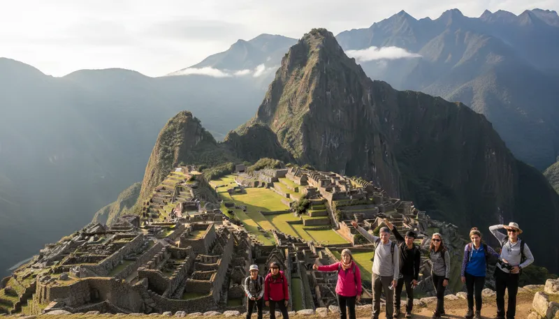 Illustration of machu: Part of the name Machu Picchu, an ancient site.