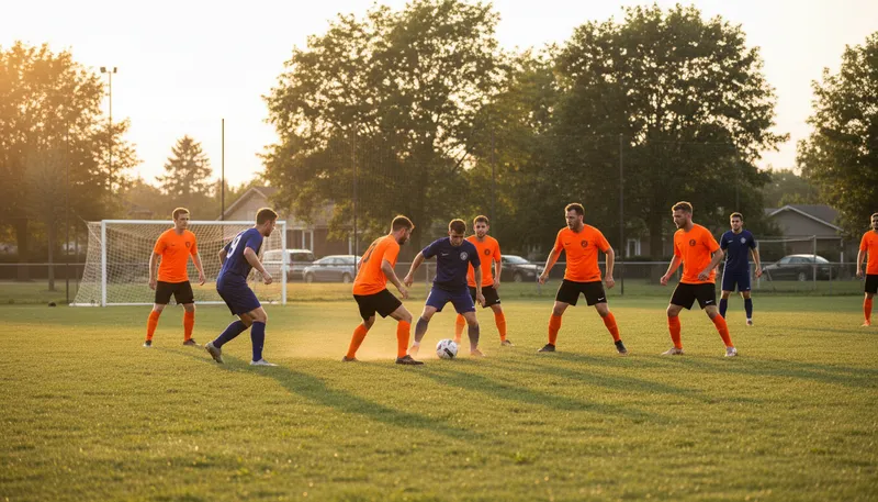 Illustration of scrimmage: An informal practice game or match.