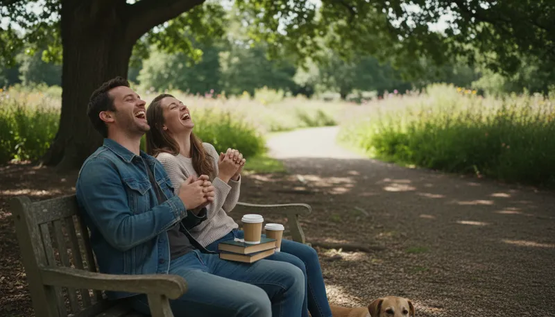 Illustration of just friends: two people not romantically involved