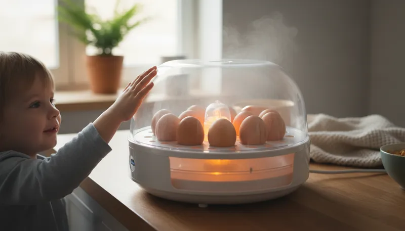Illustration of incubator: A device for maintaining optimal conditions for growth.