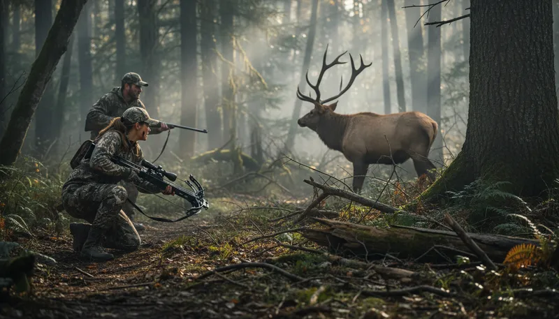 Illustration of game: wild animals hunted for sport or food