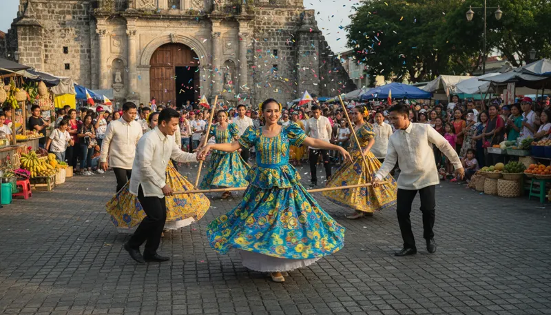 Illustration of filipinos: People from the Philippines.