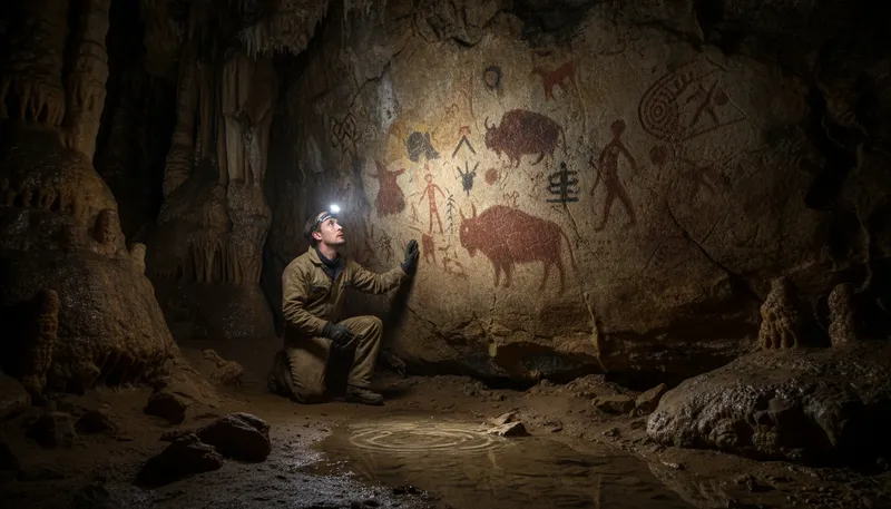 Illustration of exploration: The act of traveling to discover new places.
