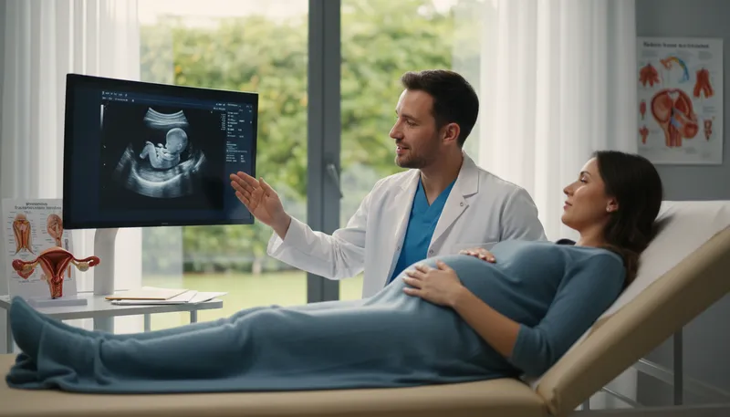Illustration of utero: Referring to the womb.