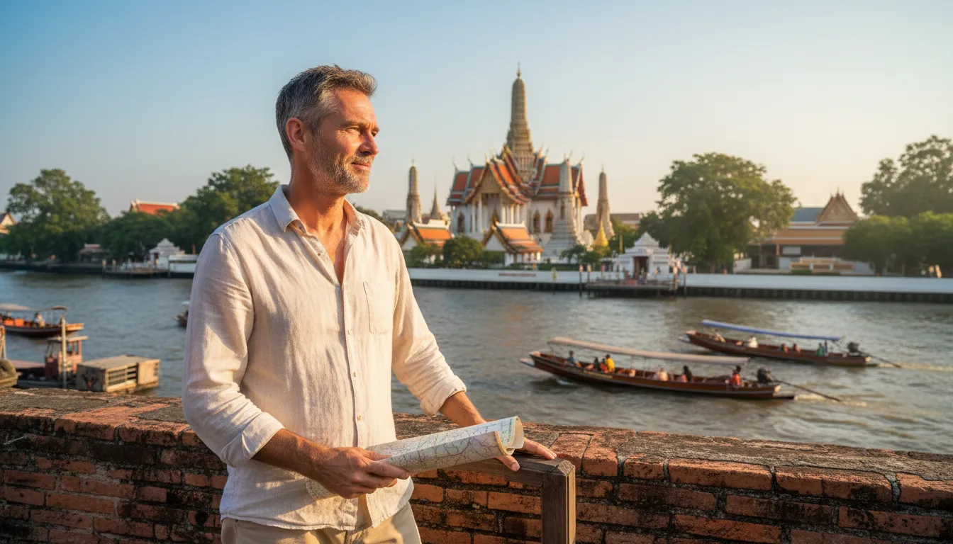 Illustration von Siam: An old name for Thailand.