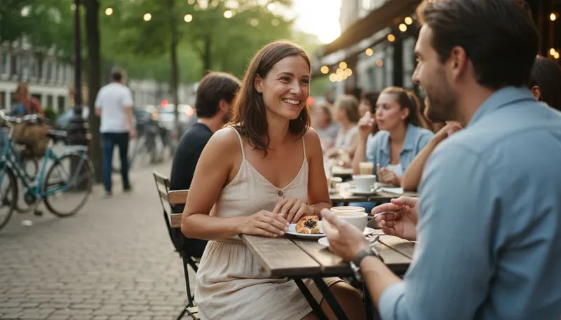 Illustration of it's a date: an agreement to meet or go out