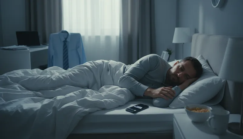Illustration of lethargy: A state of sluggishness or inactivity.