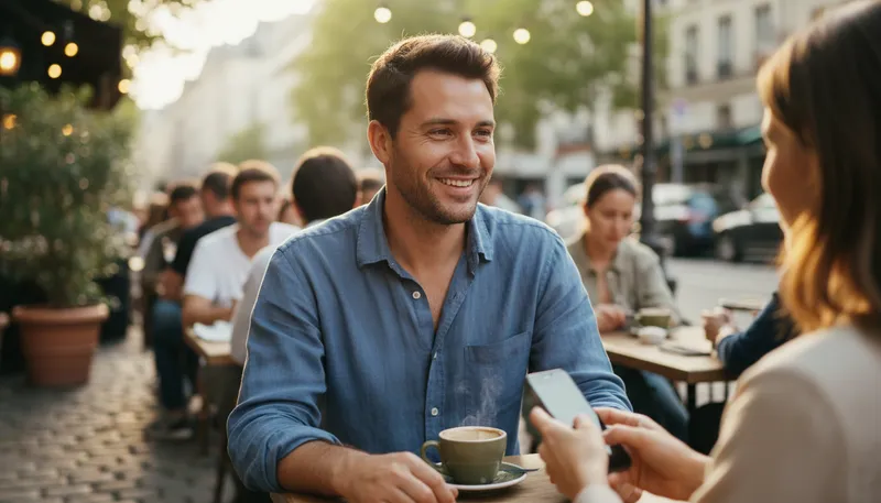Illustration of homme: French word for man.