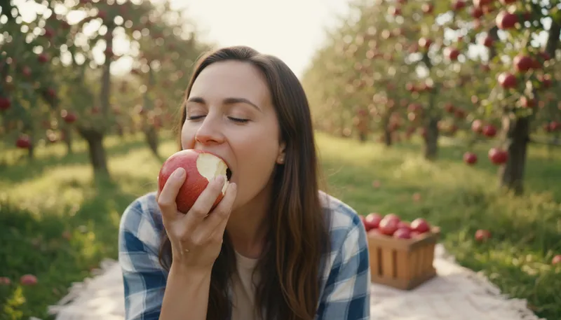 Illustration of cortland: A type of apple known for crispness.