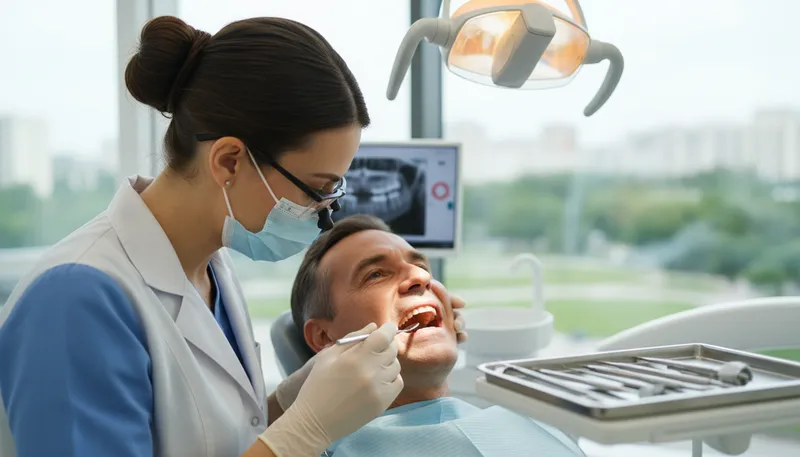 Illustration of dds: Dental professional with a Doctor of Dental Surgery degree.