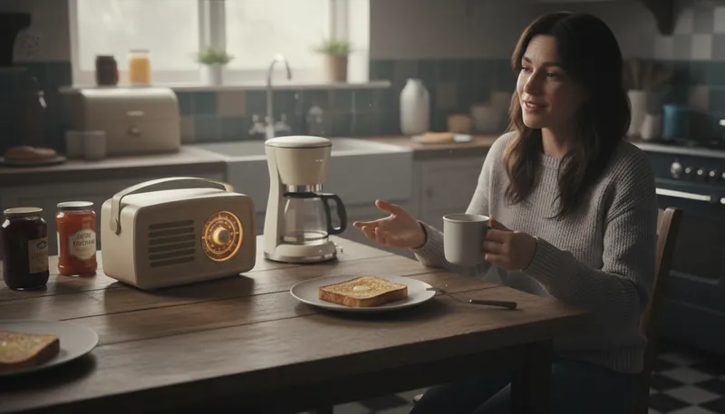 Illustration of whatever butters your toast: whatever makes your life better