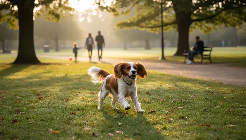 Illustration of blenheim: A type of dog breed known for its elegance.
