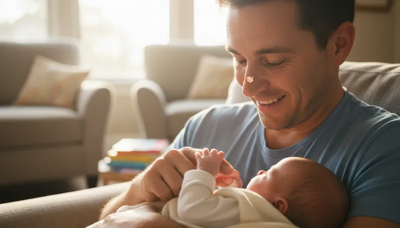 Illustration of twinkle in one's father's eye: a child cherished by their father