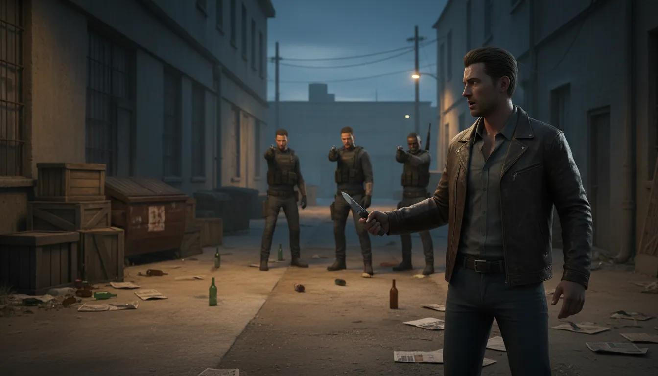 bring a knife to a gunfight 일러스트: Be unprepared for a serious challenge.