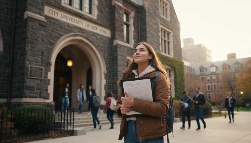 Illustration of cuny: City University of New York, a public university.