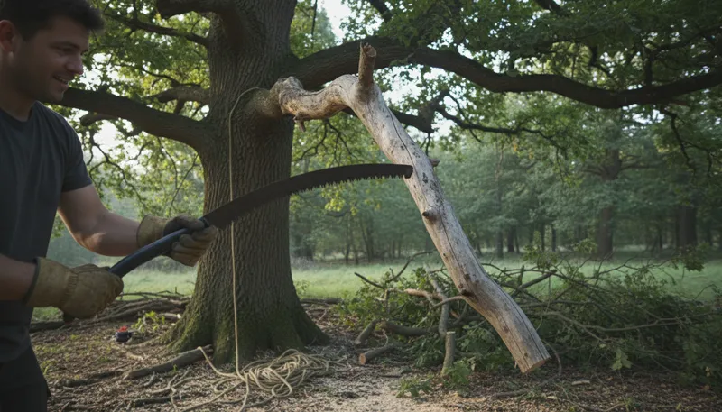 Illustration of deadwood: Unwanted or unnecessary material.