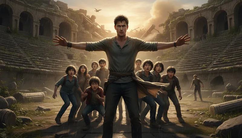 Illustration of peeta: A character in a popular book series.