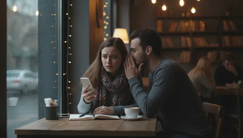 Illustration of give someone line: to provide someone with a script or excuse