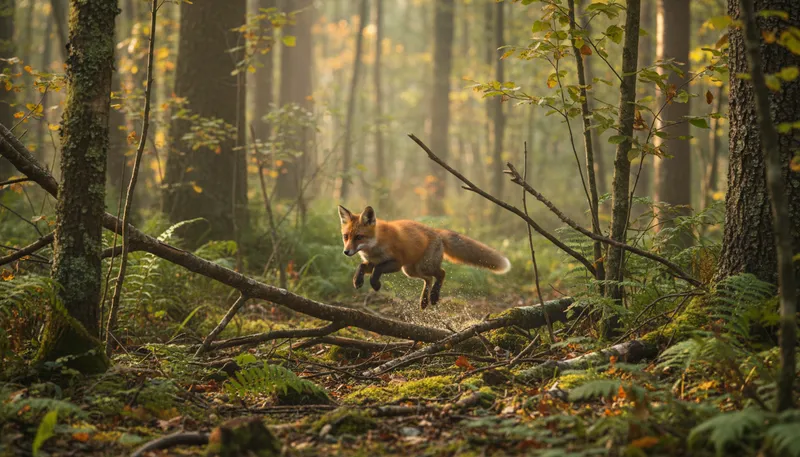 Illustration of vix: A term related to a female fox.