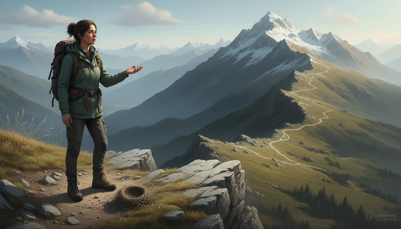 Illustration of onwards and upwards: moving forward and improving in life.