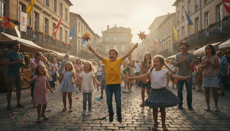 Illustration of exuberant: Joyfully enthusiastic and lively.