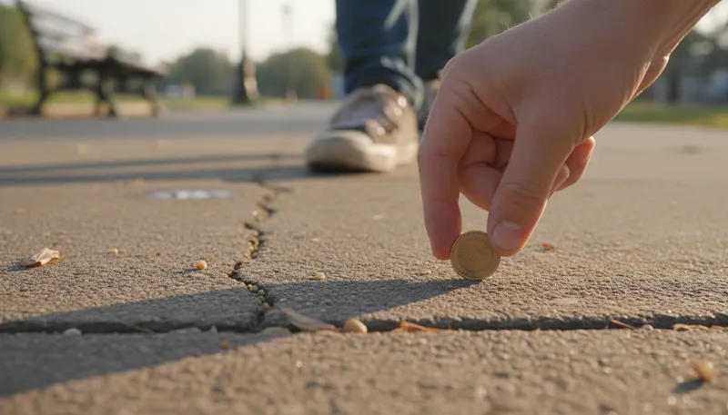 Illustration of coin: A piece of metal used as currency.