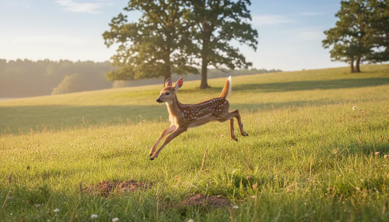 Illustration of bambi: A young deer, often symbolizing innocence.