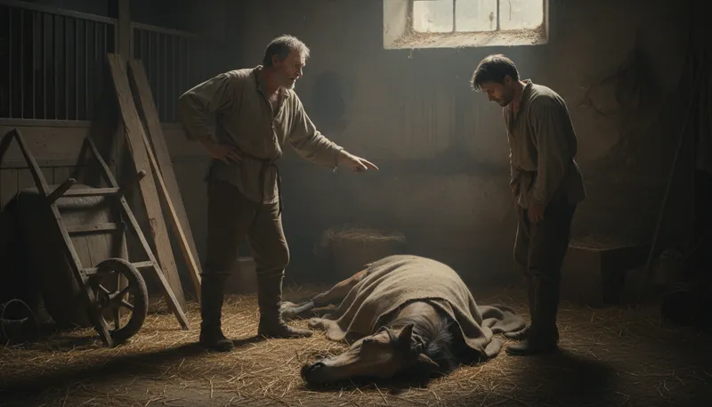 Illustration of what did your last slave die of: a sarcastic remark about someone's incompetence