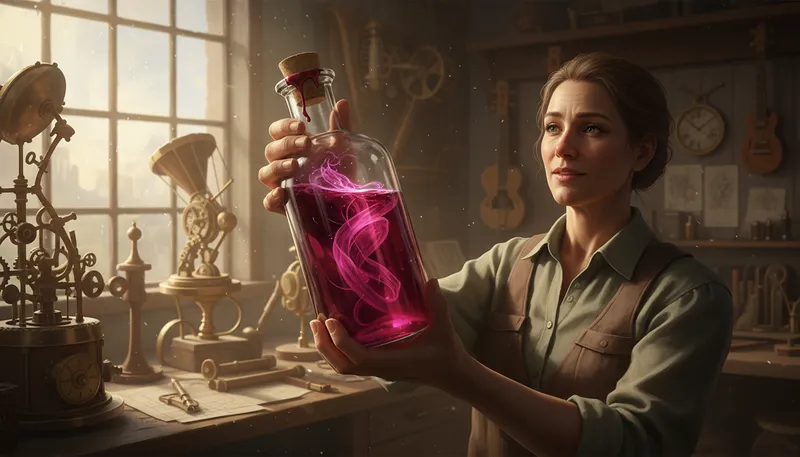 Illustration of your blood's worth bottling: You are special and worth preserving.