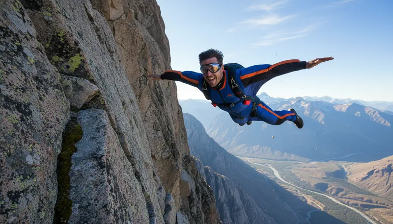 Illustration of live on the edge: to take risks and seek excitement
