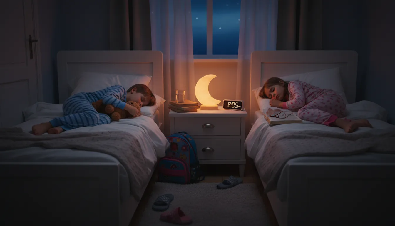 bedtime 일러스트: the time when one goes to bed