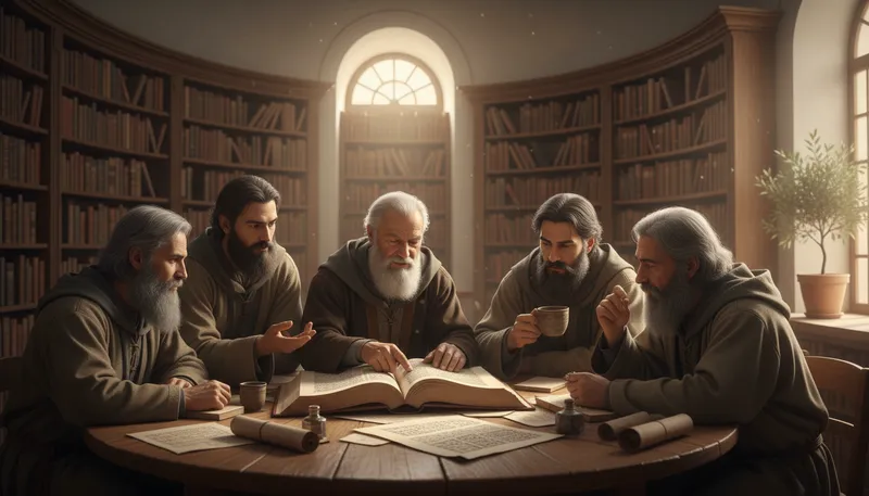 Illustration of talmud: A central text of Rabbinic Judaism, filled with teachings.