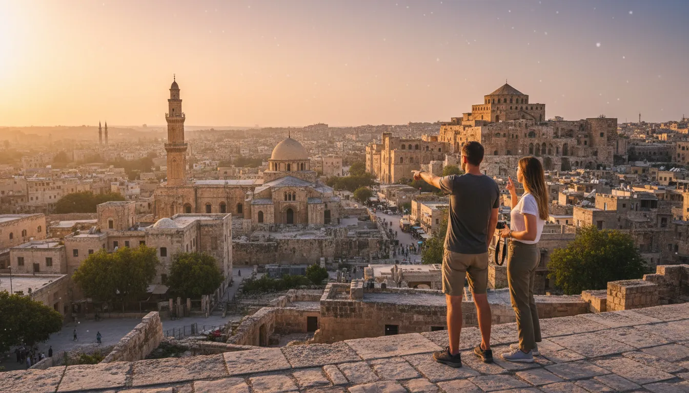 Иллюстрация Aleppo: a city in Syria known for its history