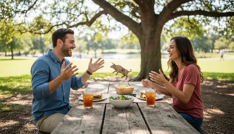 Illustration of throw the bull: To engage in casual, pointless conversation.