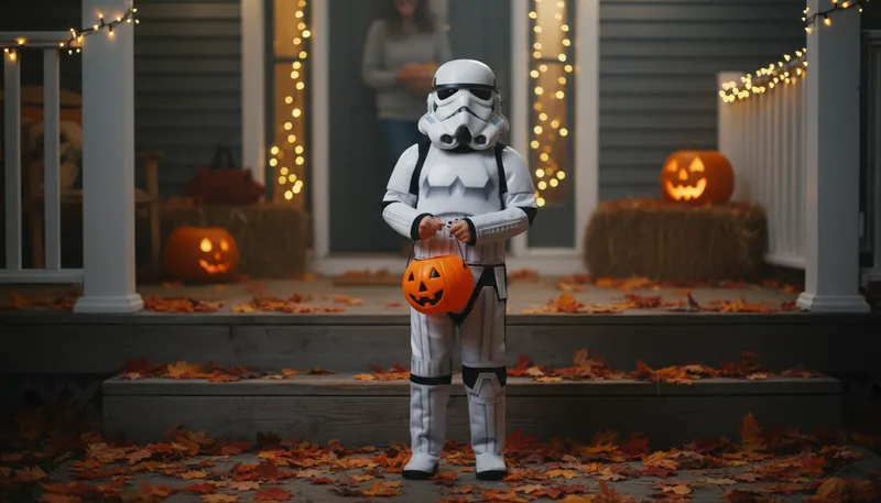 Illustration of stormtrooper: A fictional soldier in a popular franchise.