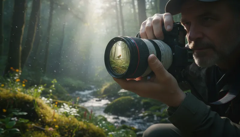 Illustration of aperture: an opening that allows light to pass through.