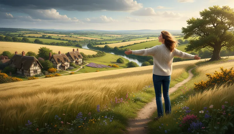 Illustration of suffolk: A county in England known for its history.