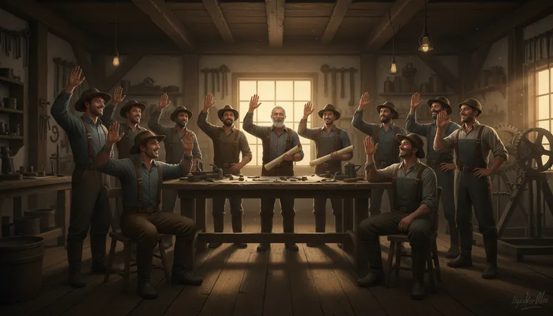Illustration of every man jack: each and every person.